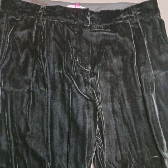 NEW‎ Parker Morgan Velvet Jogger Pants, Size 10, Black - Picture 5 of 12